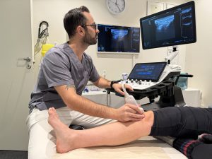 artrose kne ser på ultralyd